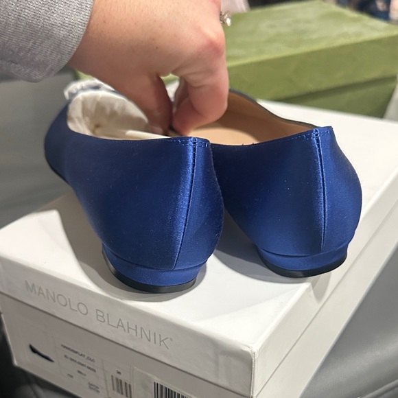 Manolo Blahnik Royal Blue Heels - Picture 6 of 6